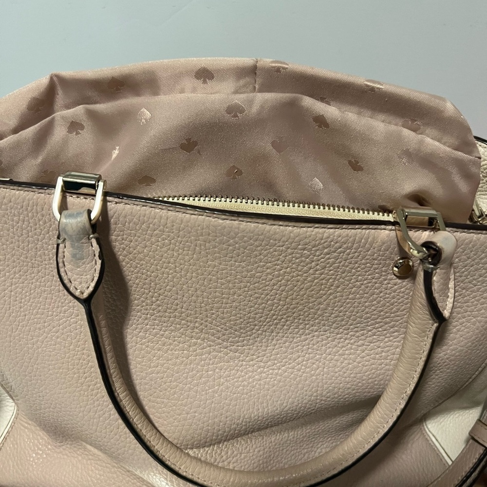 Kate Spade Cream Satchel with Elegant Design - Picture 6 of 9